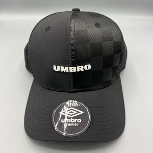 Umbro Hat Men Black Checkered Embroidered Snap Back Cap New‎